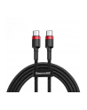Kabel Baseus CATKLF-H91 (USB 30 typu C M - USB 20 M; 2m; kolor czarno-czerwony) - nr 25