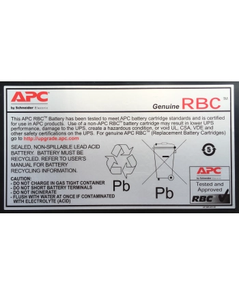 APC- zamiennik moduł bateryjny  RBC24 nr 1