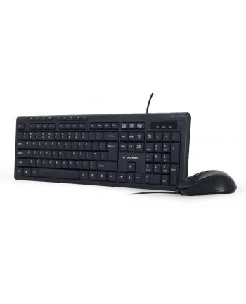 Zestaw klawiatura + mysz membranowa GEMBIRD KBS-UM-03 (USB; (US); kolor czarny; optyczna; 1200 DPI  1600 DPI  800 DPI) nr 2