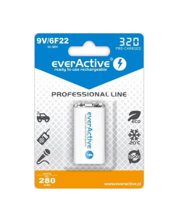 Zestaw akumulatorków everActive EVHRL22-320 (320 mah ; Ni-MH)