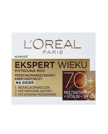 l’oréal Krem odżywczy na dzień L'Oreal Paris Expert Age 70+ (Dla kobiet; 70+)