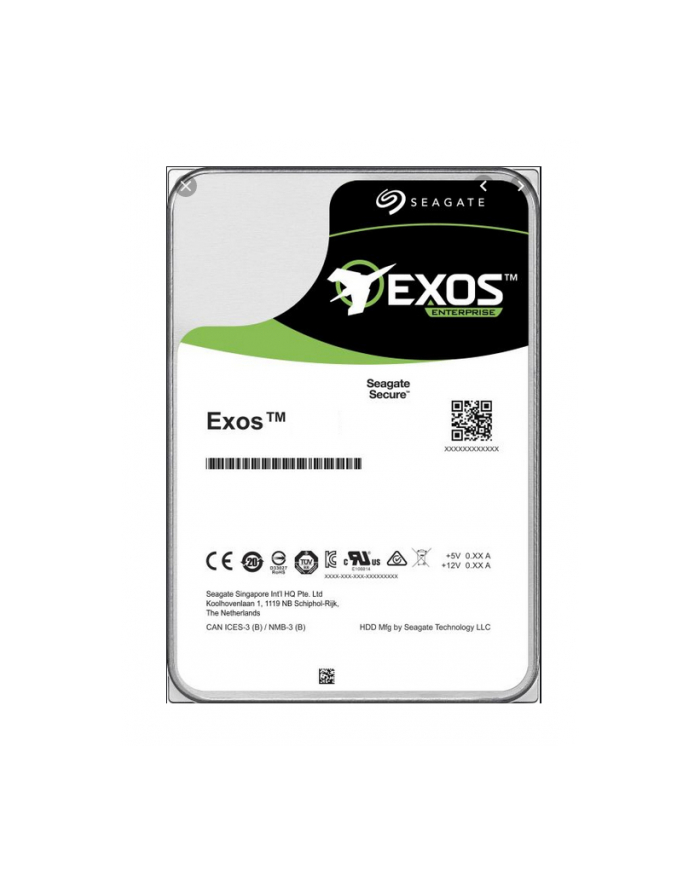 SEAGATE HDD 16TB 3.5  7.2K 4KN SATA ST16000NM001G główny