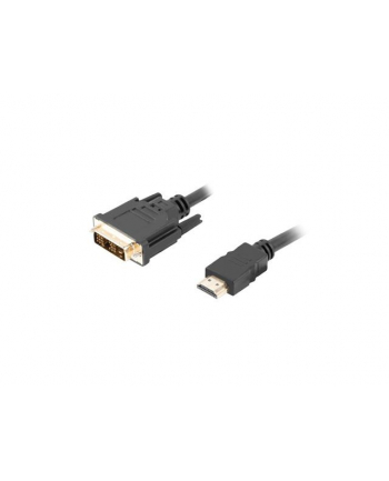 lanberg Kabel HDMI(M)-DVI-D(M) CA-HDDV-10CC-0005-BK 0.5 M czarny