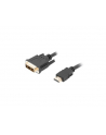Lanberg kabel HDMI -> DVI-D(18+1) M/M Single Link, czarny 3m - nr 8