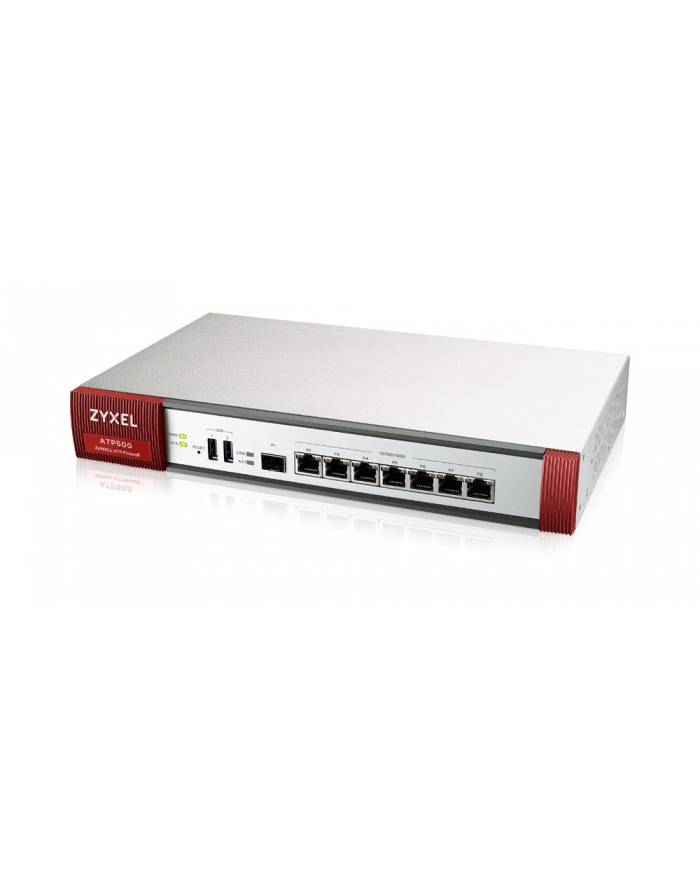 zyxel ATP Firewall ATP500-EU0102F ATP 7 Gigabit user-definable ports 1xSFP 2xUSB    1 Yr Bundle główny