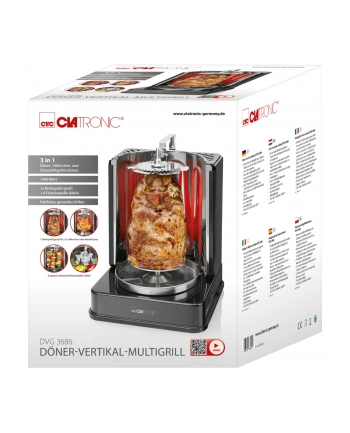 clatronic Grill pionowy multifunkcyjny do kebabu DVG 3686 nr 1