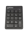 manhattan Klawiatura numeryczna bezprzewodowa asynchroniczna 18 klawiszy czarna - nr 8