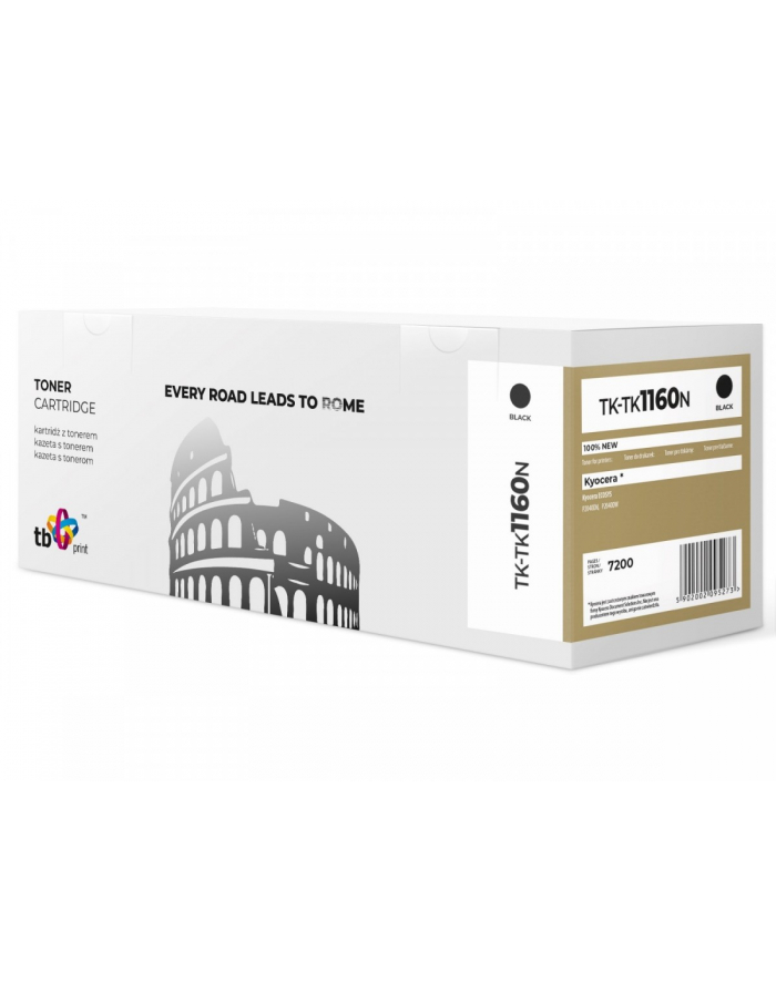 tb print Toner do Kyocera TK-1160 czarny TK-TK1160N 100% nowy główny