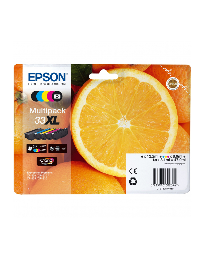 epson Tusz Multipack T3357 5-ink do XP-5xx/6xx/830/900 główny