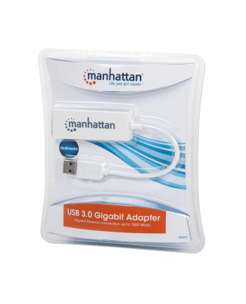 manhattan Karta sieciowa adapter USB 3.0 na Gigabit 10/100/1000 Mbps RJ45