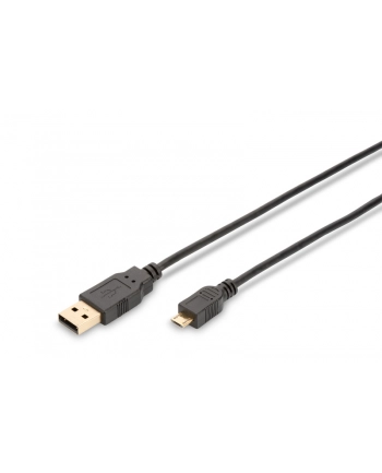 ednet Micro USB 2.0 Connection Cable USB A to Micro B 1,8 m nr 1