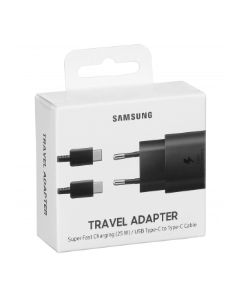 samsung Ładowarka sieciowa z szybkim ładowaniem PD USB C 25W czarna