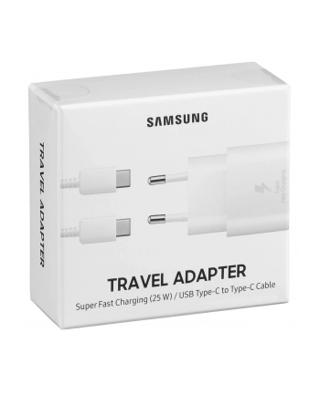 samsung Ładowarka sieciowa z szybkim ładowaniem USB C 25W biała