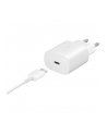 samsung Ładowarka sieciowa z szybkim ładowaniem USB C 25W biała - nr 45