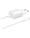 samsung Ładowarka sieciowa z szybkim ładowaniem USB C 25W biała - nr 51