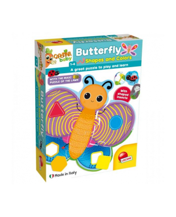 lisciani giochi Carotina Baby Motyl kształty i kolory 72156 LISCIANI nr 1