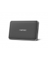 natec Kieszeń zewnętrzna HDD/SSD Sata Oyster Pro 2,5cala USB 3.0 czarna  aluminium slim - nr 19