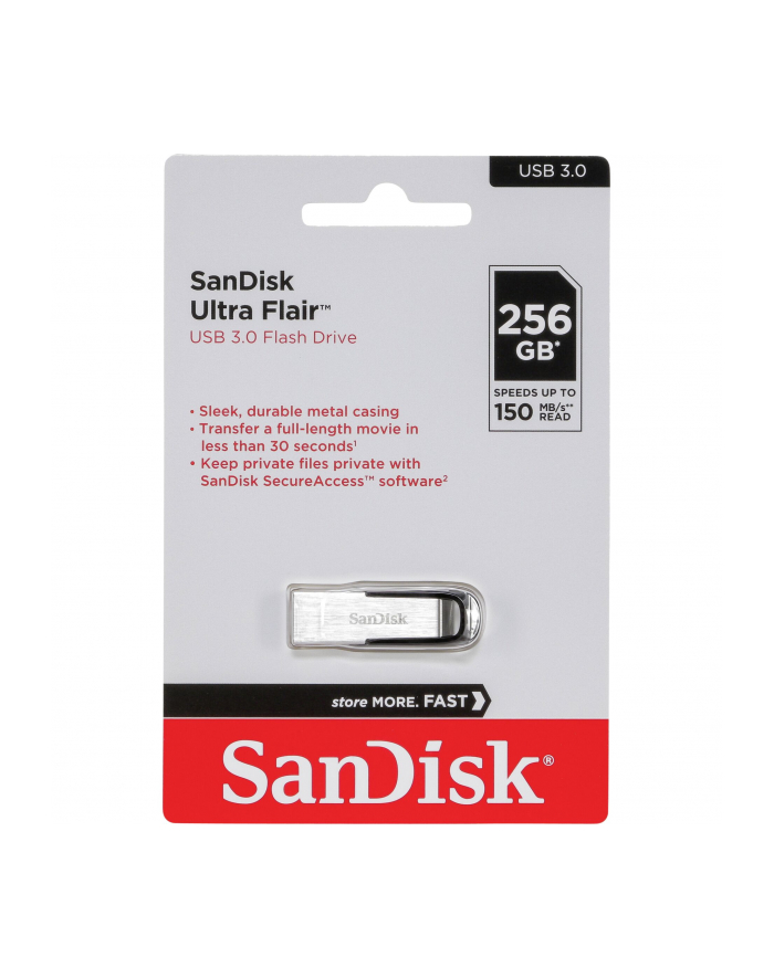 sandisk Pendrive ULTRA FLAIR USB 3.0 256GB 150MB/s główny