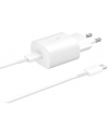 samsung Ładowarka sieciowa z szybkim ładowaniem USB C 25W biała - nr 57
