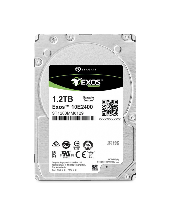 seagate Dysk Exos 10E2400 1,2TB 512e SAS 2,5 ST1200MM0129 główny