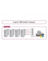 Delock 4-portowy przełącznik 4-Port USB 2.0 - nr 17