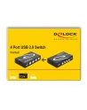 Delock 4-portowy przełącznik 4-Port USB 2.0 - nr 18