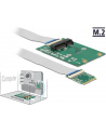 Delock konwerter M.2 Key A+E male > Mini PCI-E - nr 30