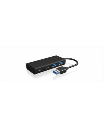 IcyBox 4-portowy Hub USB 3.0, 2x USB Type-C, 2x USB Type-A