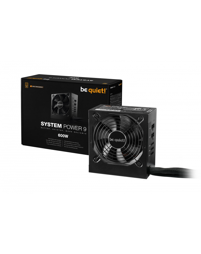 PSU be quiet! System Power 9 600W CM, 80Plus Bronze główny