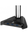 arctic Desk mount dual monitor arm, Z2Pro (Gen.3) with 4-ports USB 3.0 hub - nr 78