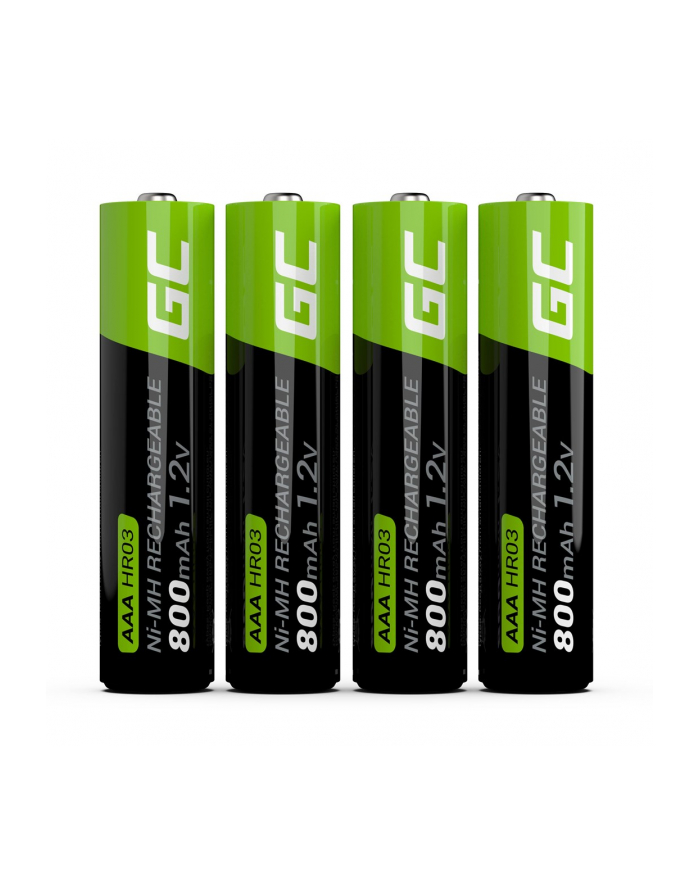 Green Cell 4x Akumulator AAA HR03 800mAh główny