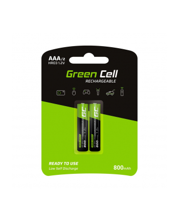 Green Cell 2x Akumulator AAA HR03 800mAh