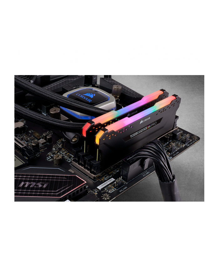 Corsair VENGEANCE RGB PRO, 16GB (2 x 8GB), DDR4, DRAM, 3600MHz, C18, Black główny