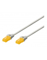 Kabel Digitus patch cord UTP, CAT.6A, szary, 5m, 15 LGW - nr 2