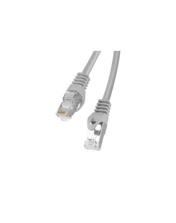 Lanberg Patchcord RJ45 cat.6 FTP 0.5m szary główny
