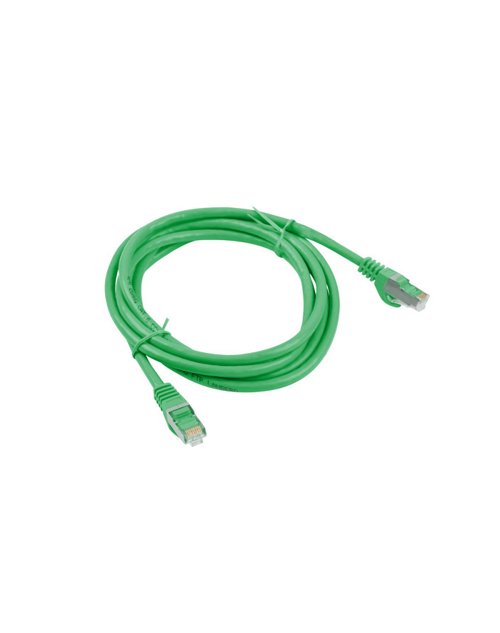 Lanberg Patchcord RJ45 cat.6 FTP 3m zielony główny