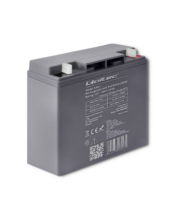 qoltec Akumulator AGM 12V | 18Ah | max. 270A nr 1