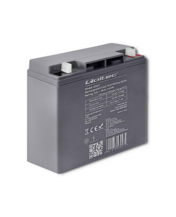 qoltec Akumulator AGM 12V | 18Ah | max. 270A nr 2