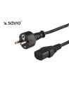 SAVIO CL-138 Kabel zasilający C13 3*0,75 1,8m - nr 1