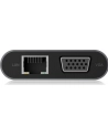IcyBox Stacja dokująca USB Type-C, 3xUSB, HDMI 4k@30Hz, VGA, SD/microSD - nr 29
