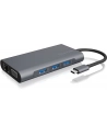 IcyBox Stacja dokująca USB Type-C, 3xUSB, HDMI 4k@30Hz, VGA, SD/microSD - nr 36