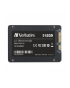 verbatim Dysk SSD wewnętrzny 512GB 2,5cala VI550 S3 Sata III czarny - nr 14