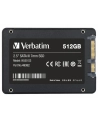 verbatim Dysk SSD wewnętrzny 512GB 2,5cala VI550 S3 Sata III czarny - nr 3