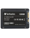 verbatim Dysk SSD wewnętrzny 128GB 2,5cala VI550 S3 SATA III czarny - nr 34