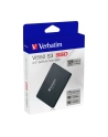 verbatim Dysk SSD wewnętrzny 128GB 2,5cala VI550 S3 SATA III czarny - nr 48