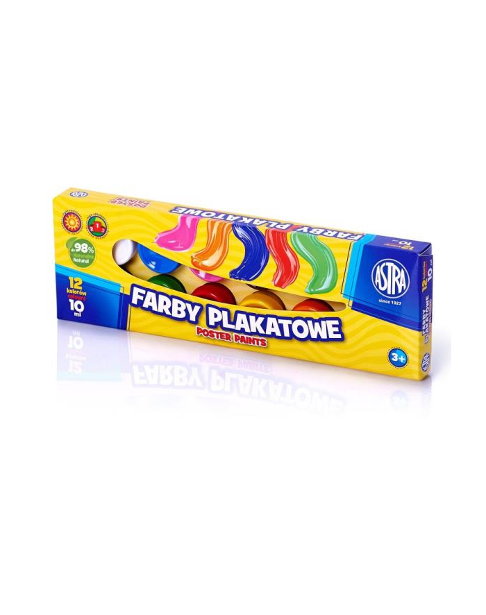 Farby plakatowe 12kol 10ml ASTRA główny