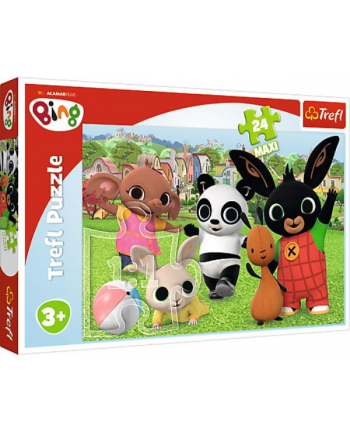 Puzzle 24-Maxi Zabawa w parku Acamar films Bing 14306 Trefl