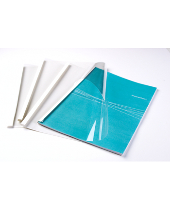 OKŁADKI DO TERMOBINDOWNIC FELLOWES 10mm BIAŁE