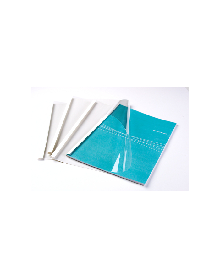 OKŁADKI DO TERMOBINDOWNIC FELLOWES 10mm BIAŁE główny