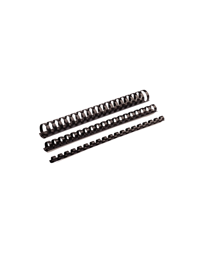 GRZBIETY PLASTIKOWE FELLOWES 10mm CZARNE 100szt główny